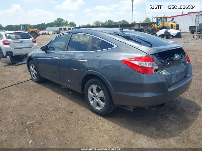 2012 Honda Crosstour Ex VIN: 5J6TF1H35CL006504 Lot: 42545777