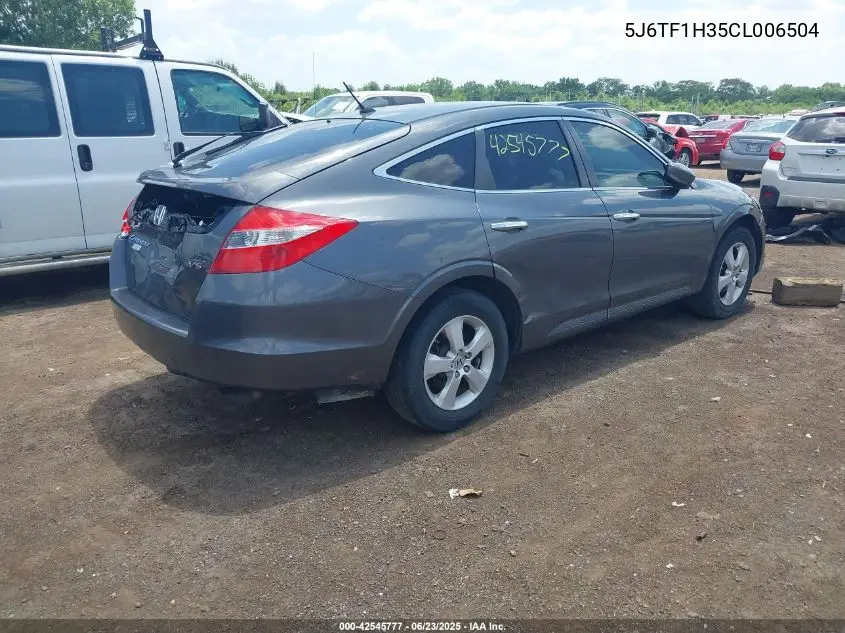 2012 Honda Crosstour Ex VIN: 5J6TF1H35CL006504 Lot: 42545777
