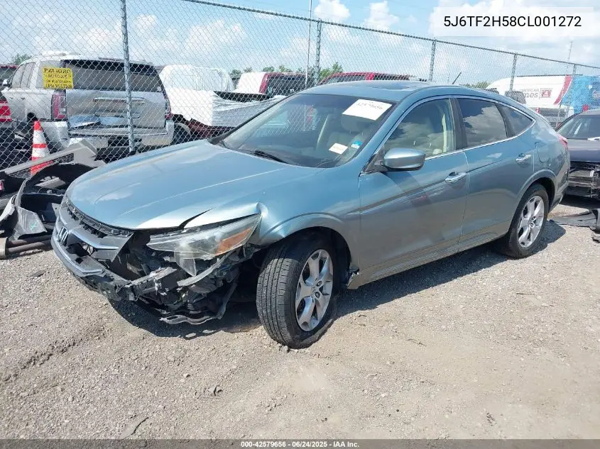 2012 Honda Crosstour Ex-L VIN: 5J6TF2H58CL001272 Lot: 42579656