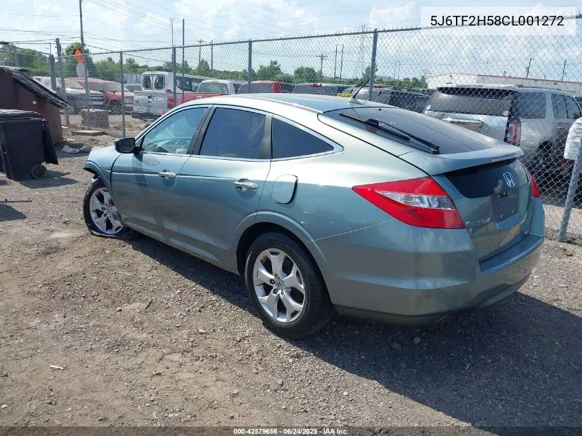2012 Honda Crosstour Ex-L VIN: 5J6TF2H58CL001272 Lot: 42579656
