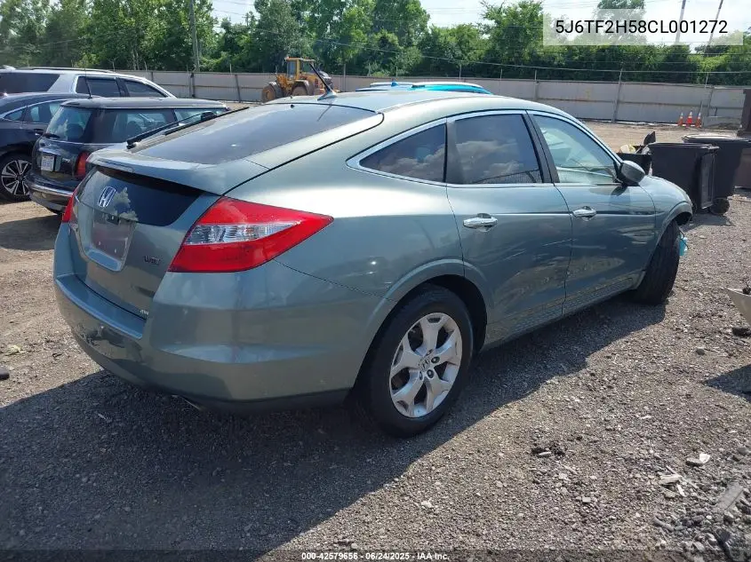 2012 Honda Crosstour Ex-L VIN: 5J6TF2H58CL001272 Lot: 42579656