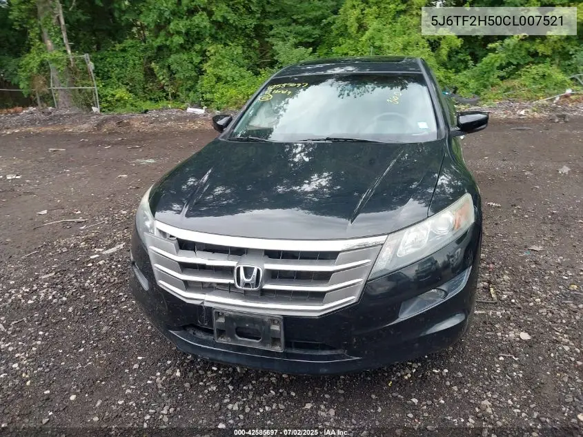 2012 Honda Crosstour Ex-L VIN: 5J6TF2H50CL007521 Lot: 42585697