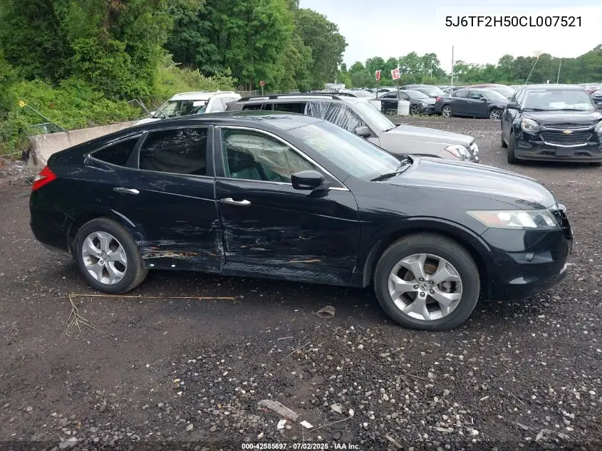 2012 Honda Crosstour Ex-L VIN: 5J6TF2H50CL007521 Lot: 42585697