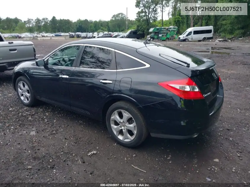 2012 Honda Crosstour Ex-L VIN: 5J6TF2H50CL007521 Lot: 42585697