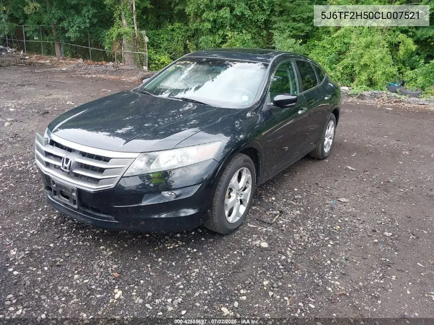 2012 Honda Crosstour Ex-L VIN: 5J6TF2H50CL007521 Lot: 42585697