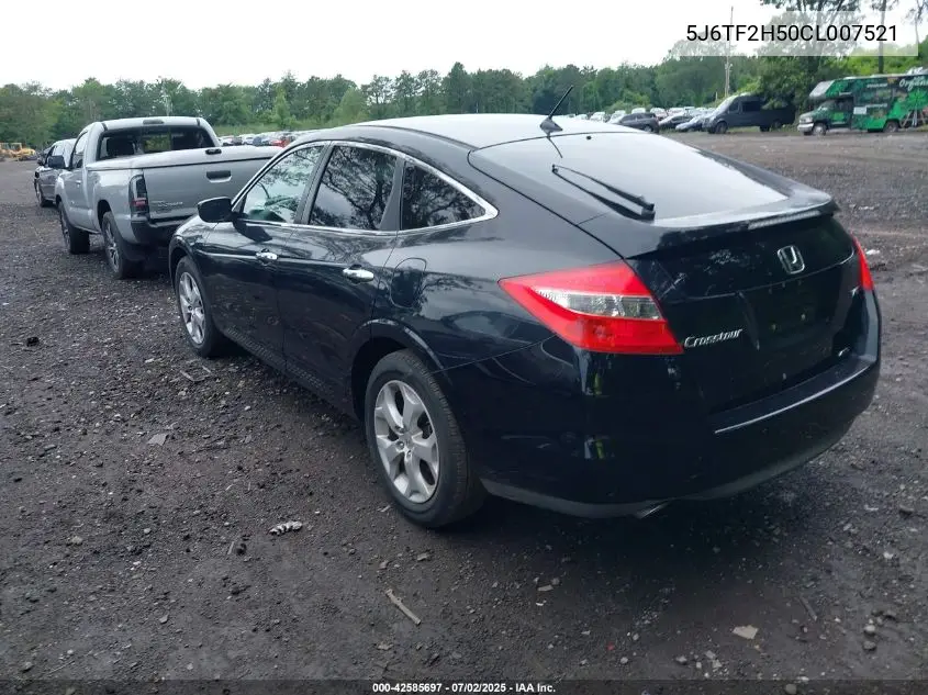 2012 Honda Crosstour Ex-L VIN: 5J6TF2H50CL007521 Lot: 42585697