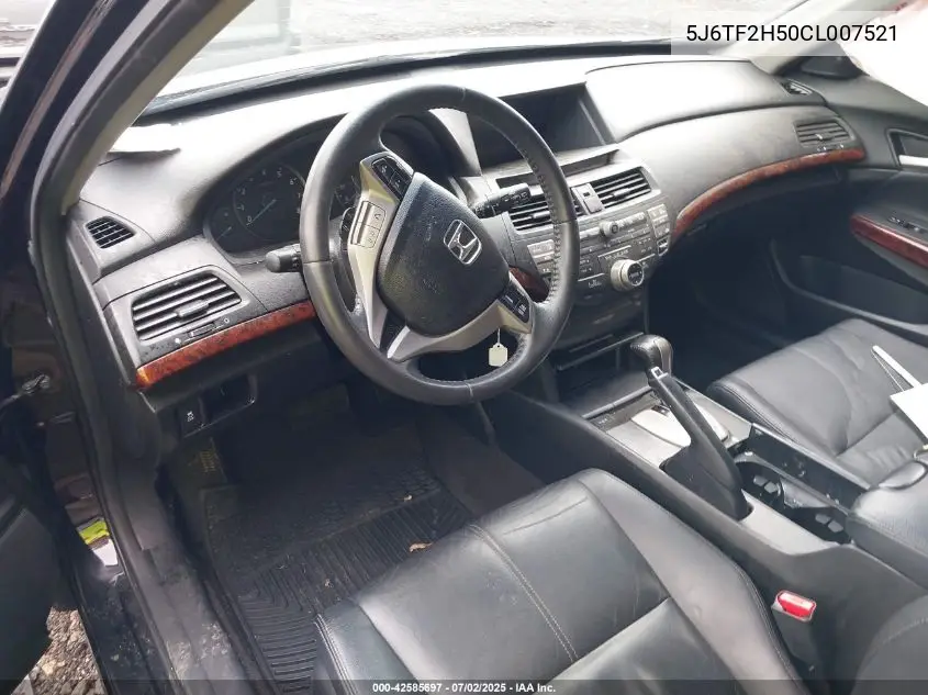 2012 Honda Crosstour Ex-L VIN: 5J6TF2H50CL007521 Lot: 42585697