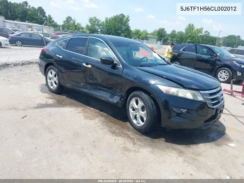 2012 Honda Crosstour Ex-L VIN: 5J6TF1H56CL002012 Lot: 42589439