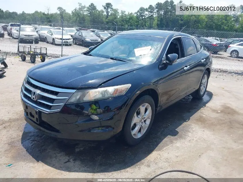 2012 Honda Crosstour Ex-L VIN: 5J6TF1H56CL002012 Lot: 42589439