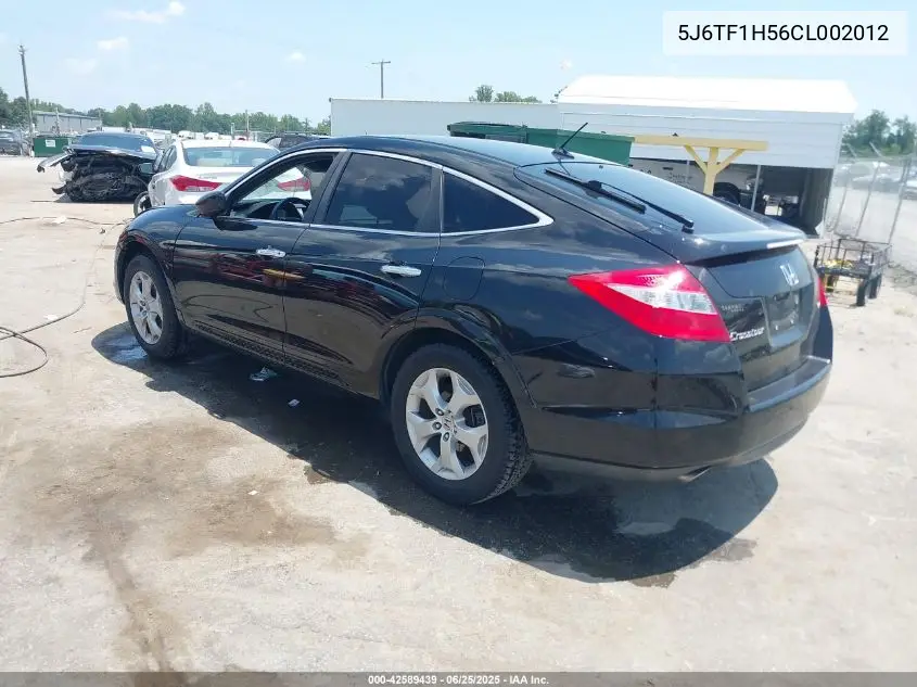 2012 Honda Crosstour Ex-L VIN: 5J6TF1H56CL002012 Lot: 42589439
