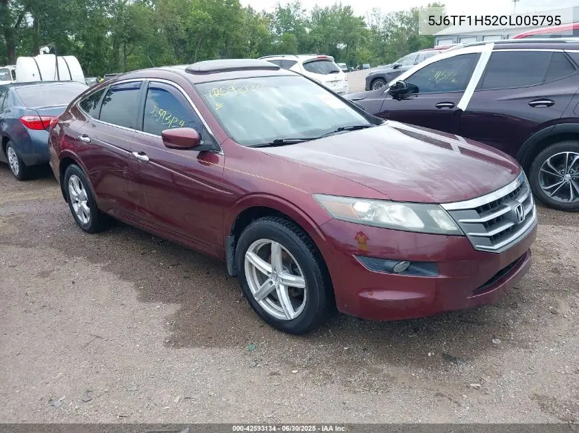 2012 Honda Crosstour Ex-L VIN: 5J6TF1H52CL005795 Lot: 42593134