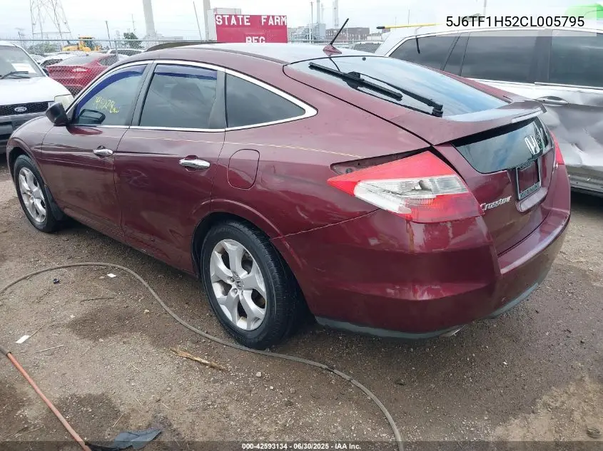 2012 Honda Crosstour Ex-L VIN: 5J6TF1H52CL005795 Lot: 42593134