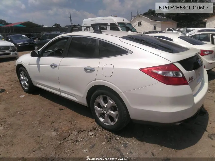 2012 Honda Crosstour Ex-L VIN: 5J6TF2H53CL010607 Lot: 42593806