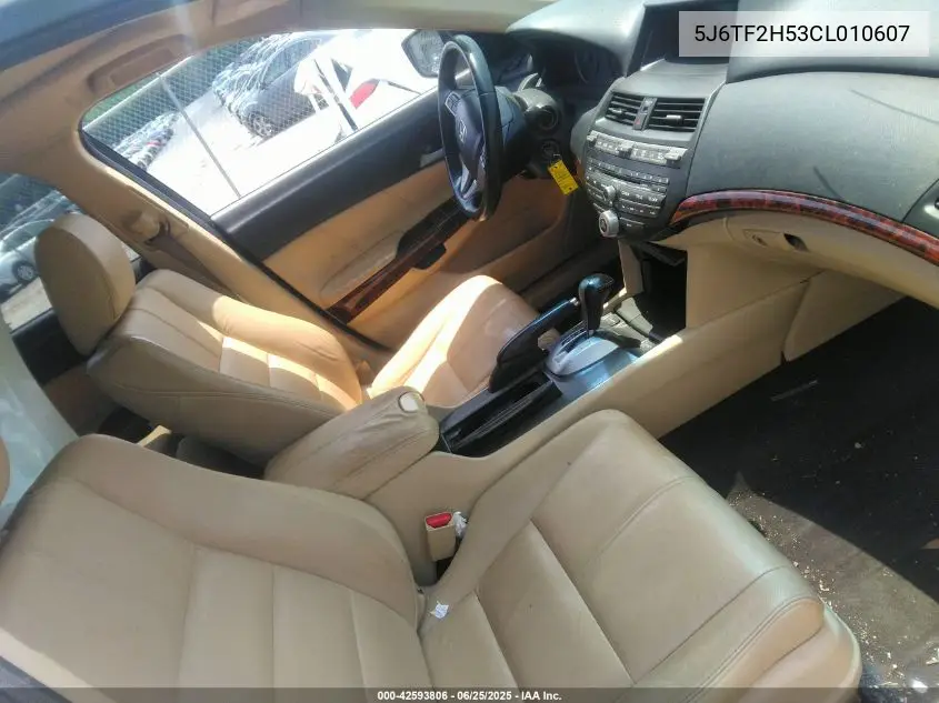 2012 Honda Crosstour Ex-L VIN: 5J6TF2H53CL010607 Lot: 42593806