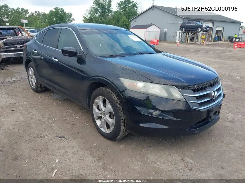 2012 Honda Crosstour Ex-L VIN: 5J6TF2H52CL000196 Lot: 42630157