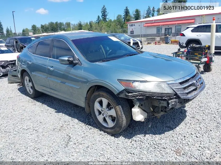 2012 Honda Crosstour Ex VIN: 5J6TF1H30CL001923 Lot: 42649843
