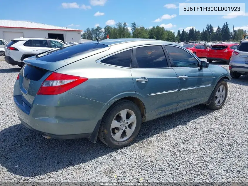 2012 Honda Crosstour Ex VIN: 5J6TF1H30CL001923 Lot: 42649843