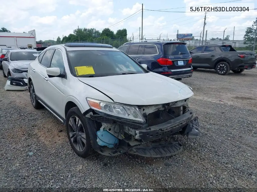 2013 Honda Crosstour Ex-L V6 VIN: 5J6TF2H53DL003304 Lot: 42541986