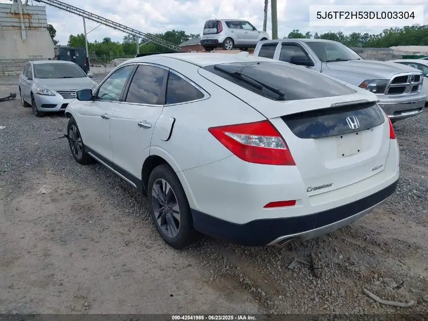 2013 Honda Crosstour Ex-L V6 VIN: 5J6TF2H53DL003304 Lot: 42541986