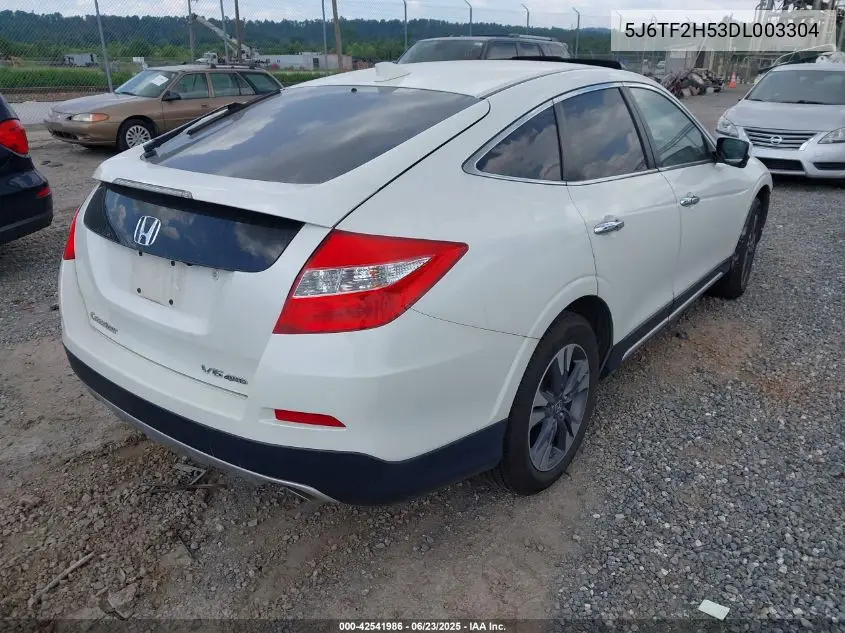 2013 Honda Crosstour Ex-L V6 VIN: 5J6TF2H53DL003304 Lot: 42541986