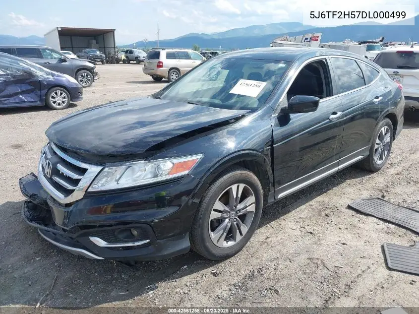 2013 Honda Crosstour Ex-L V6 VIN: 5J6TF2H57DL000499 Lot: 42561258