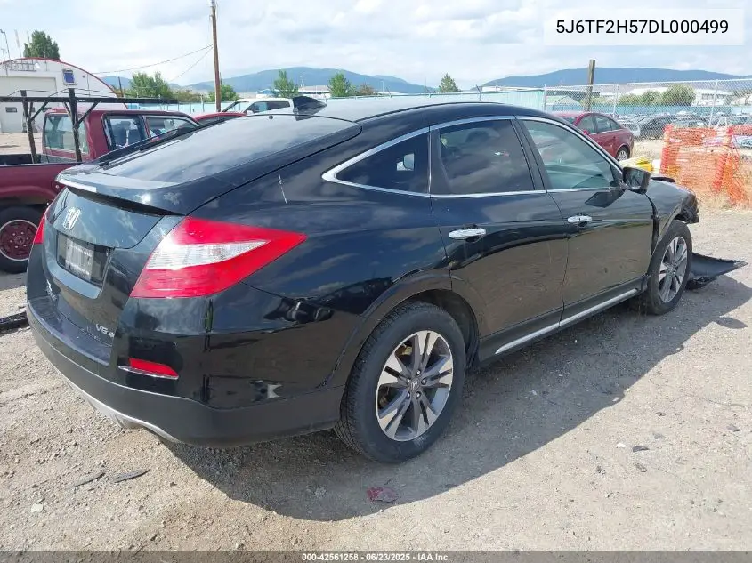 2013 Honda Crosstour Ex-L V6 VIN: 5J6TF2H57DL000499 Lot: 42561258