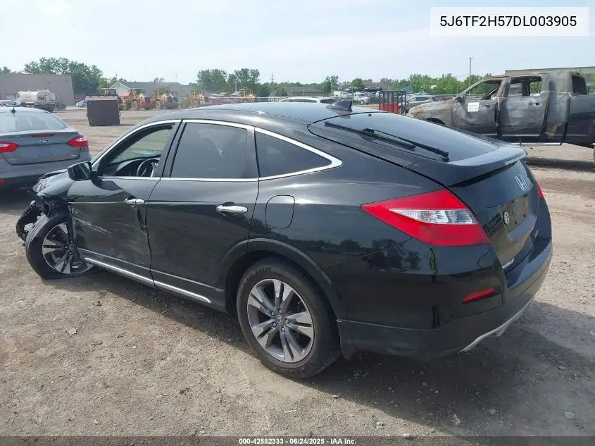 2013 Honda Crosstour Ex-L V6 VIN: 5J6TF2H57DL003905 Lot: 42582333