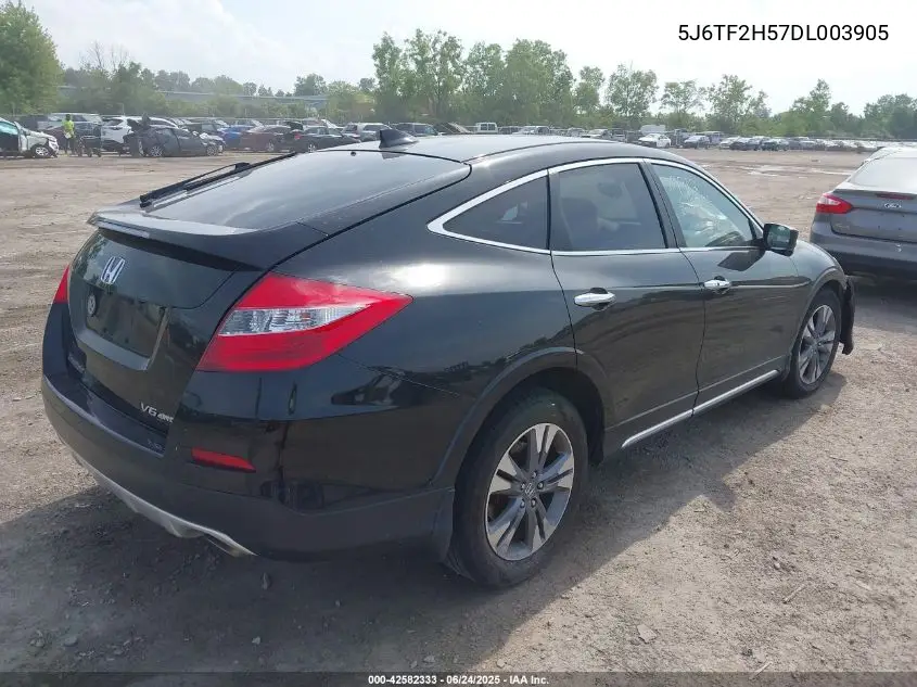 2013 Honda Crosstour Ex-L V6 VIN: 5J6TF2H57DL003905 Lot: 42582333