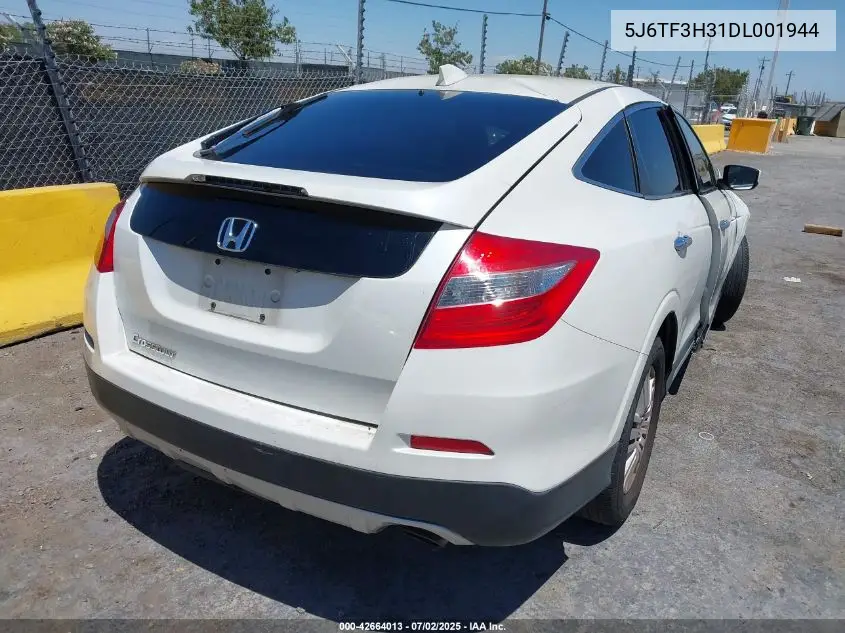 2013 Honda Crosstour Ex VIN: 5J6TF3H31DL001944 Lot: 42664013