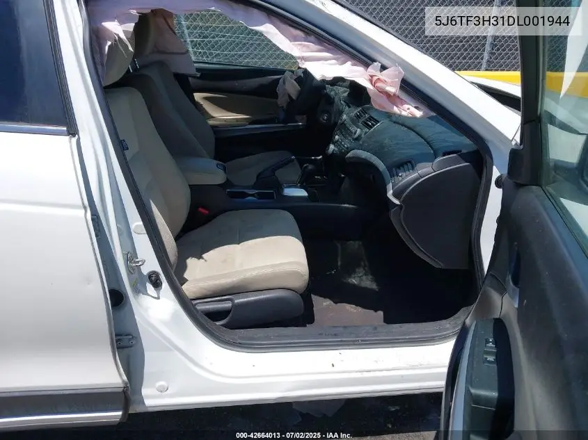 2013 Honda Crosstour Ex VIN: 5J6TF3H31DL001944 Lot: 42664013