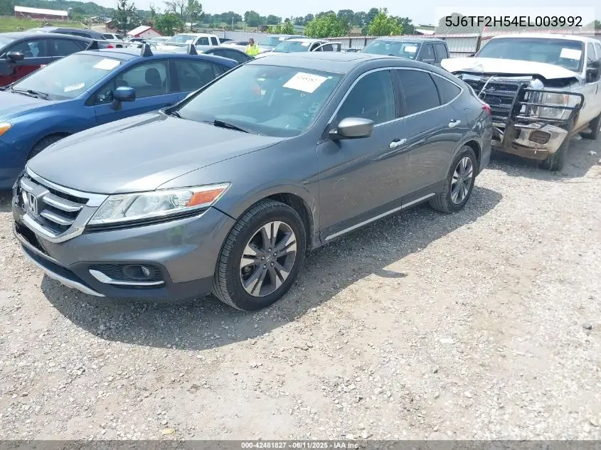 2014 Honda Crosstour Ex-L V6 VIN: 5J6TF2H54EL003992 Lot: 42481827