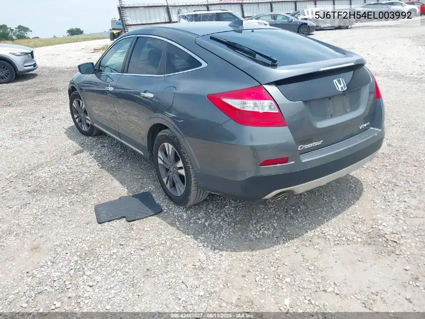 2014 Honda Crosstour Ex-L V6 VIN: 5J6TF2H54EL003992 Lot: 42481827