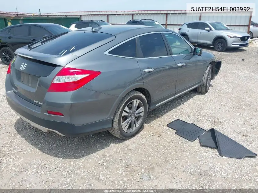 2014 Honda Crosstour Ex-L V6 VIN: 5J6TF2H54EL003992 Lot: 42481827