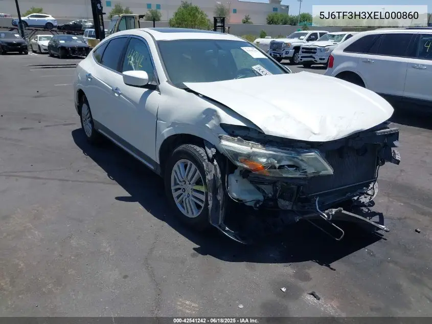 2014 Honda Crosstour Ex VIN: 5J6TF3H3XEL000860 Lot: 42541242