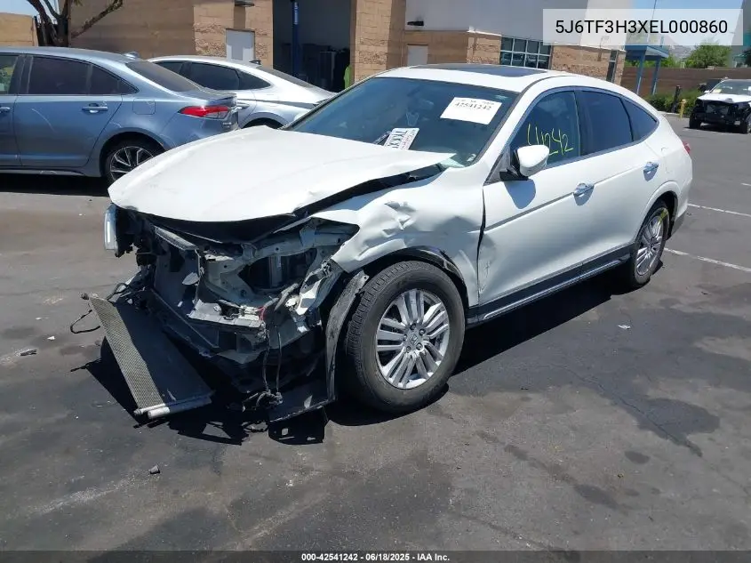 2014 Honda Crosstour Ex VIN: 5J6TF3H3XEL000860 Lot: 42541242