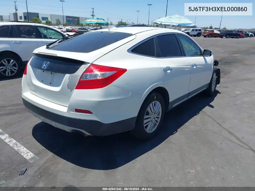 2014 Honda Crosstour Ex VIN: 5J6TF3H3XEL000860 Lot: 42541242