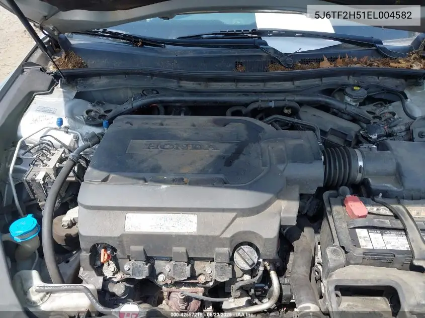 2014 Honda Crosstour Ex-L V6 VIN: 5J6TF2H51EL004582 Lot: 42557215