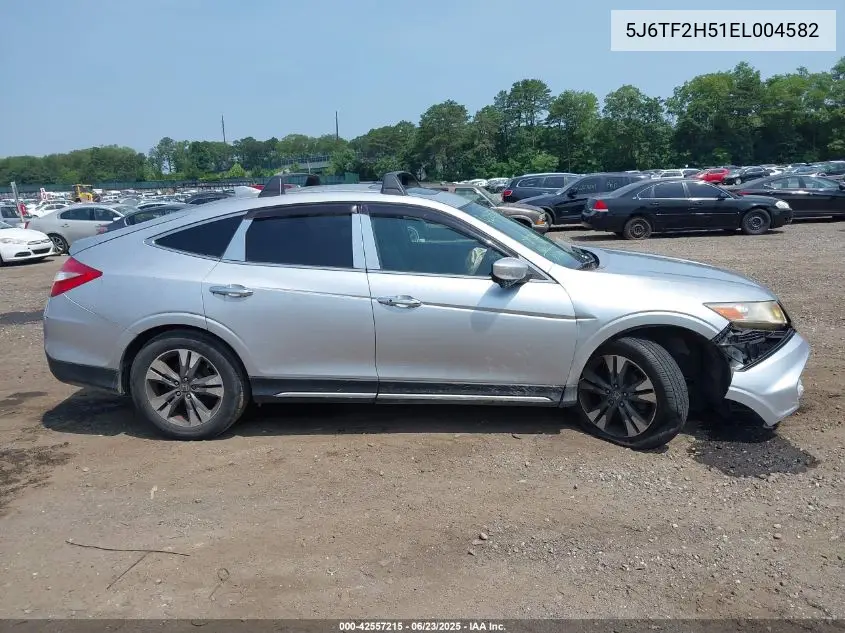 2014 Honda Crosstour Ex-L V6 VIN: 5J6TF2H51EL004582 Lot: 42557215
