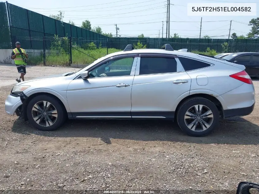 2014 Honda Crosstour Ex-L V6 VIN: 5J6TF2H51EL004582 Lot: 42557215