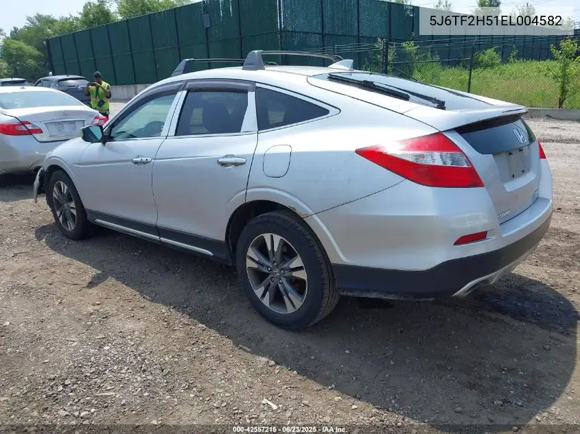 2014 Honda Crosstour Ex-L V6 VIN: 5J6TF2H51EL004582 Lot: 42557215