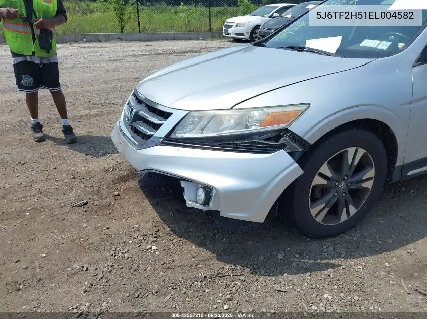 2014 Honda Crosstour Ex-L V6 VIN: 5J6TF2H51EL004582 Lot: 42557215