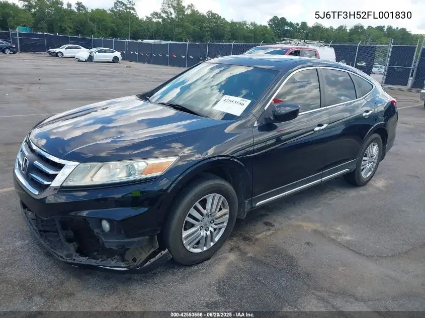 2015 Honda Crosstour Ex-L VIN: 5J6TF3H52FL001830 Lot: 42553556