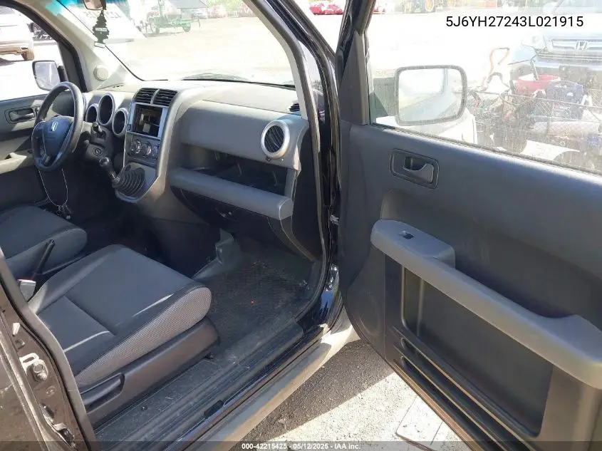 2003 Honda Element Dx VIN: 5J6YH27243L021915 Lot: 42215425