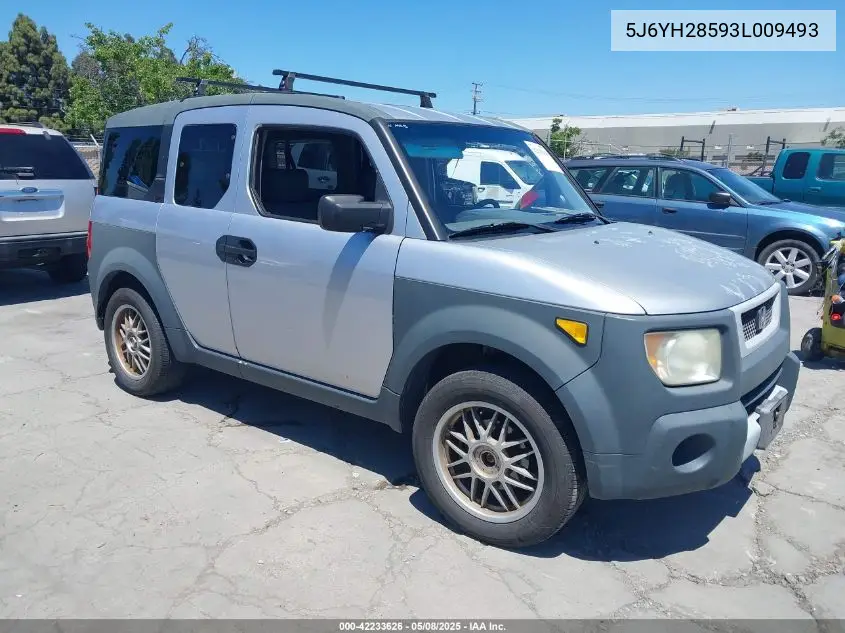 2003 Honda Element Ex VIN: 5J6YH28593L009493 Lot: 42233626