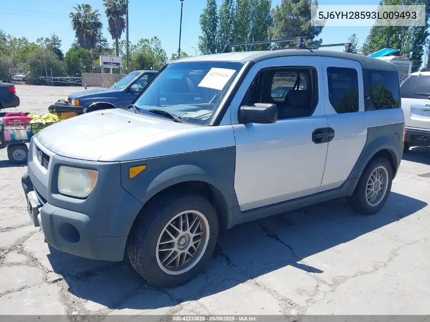 2003 Honda Element Ex VIN: 5J6YH28593L009493 Lot: 42233626