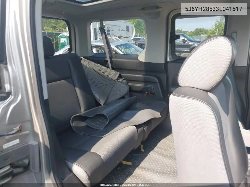 2003 Honda Element Ex VIN: 5J6YH28533L041517 Lot: 42570360