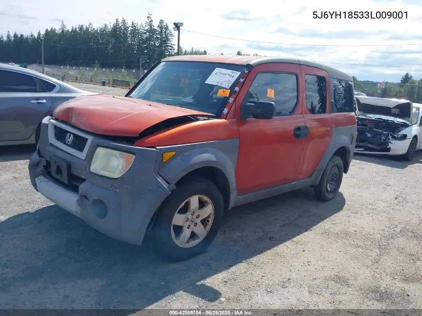 2003 Honda Element Ex VIN: 5J6YH18533L009001 Lot: 42599704