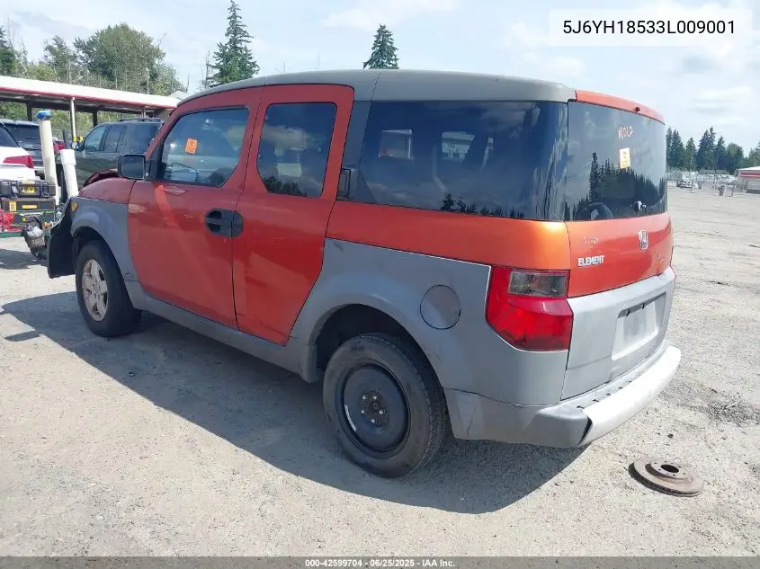 2003 Honda Element Ex VIN: 5J6YH18533L009001 Lot: 42599704