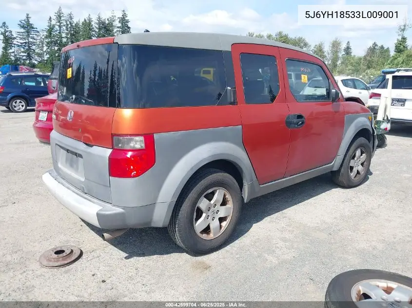 2003 Honda Element Ex VIN: 5J6YH18533L009001 Lot: 42599704