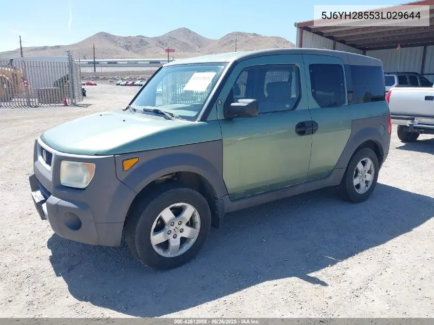 2003 Honda Element Ex VIN: 5J6YH28553L029644 Lot: 42612868